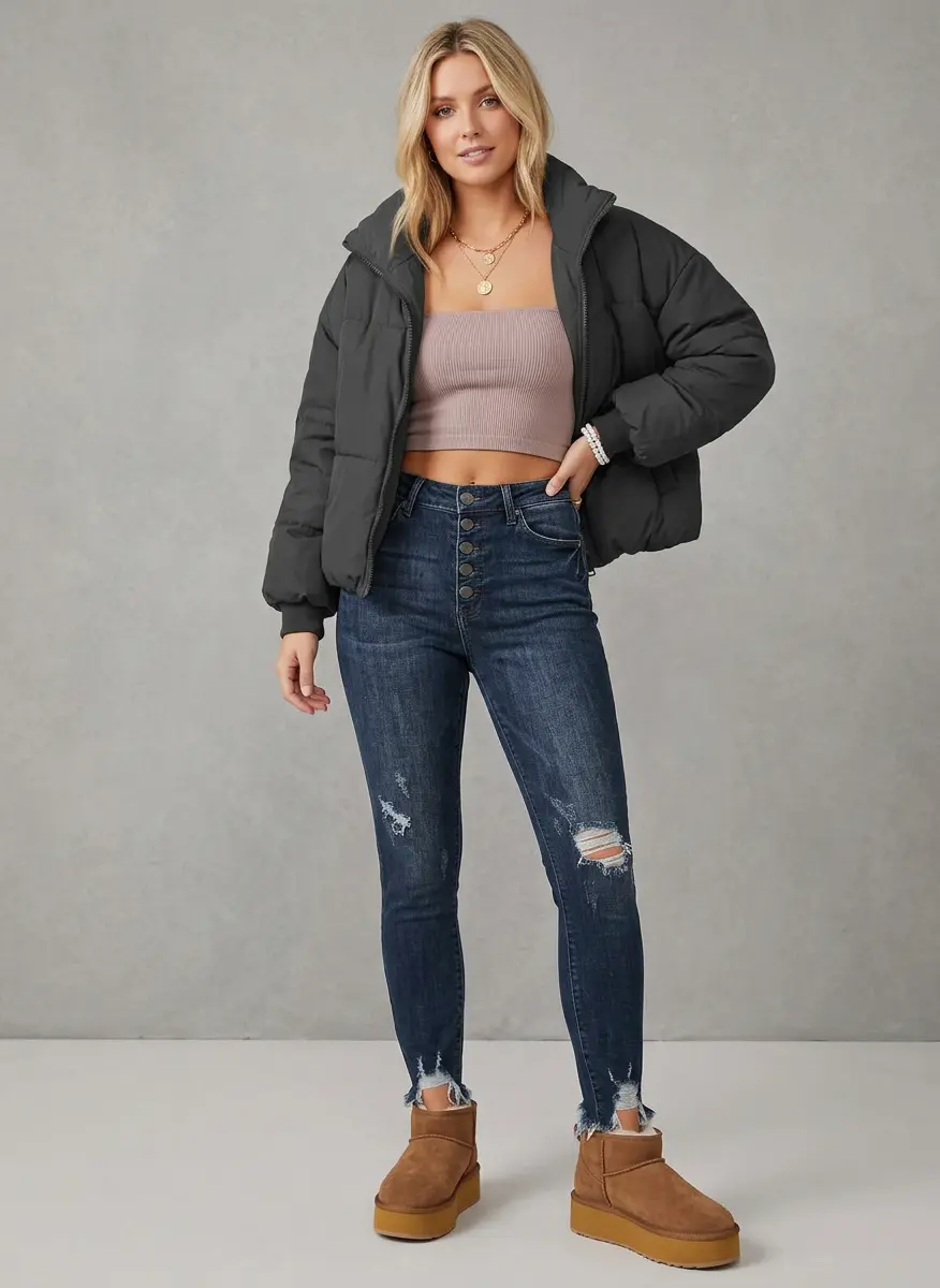 Urban Edge Puffer Look