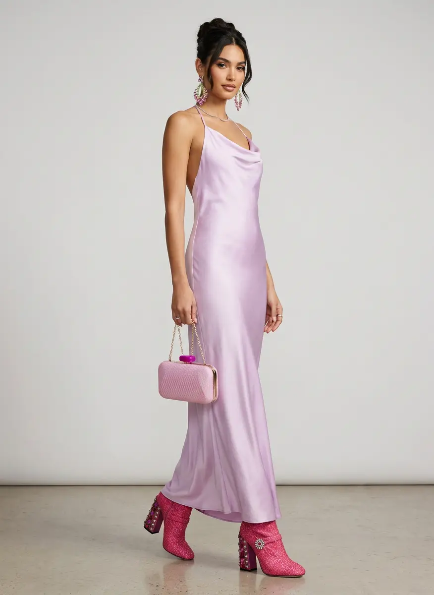 Coral & Orchid Glamour