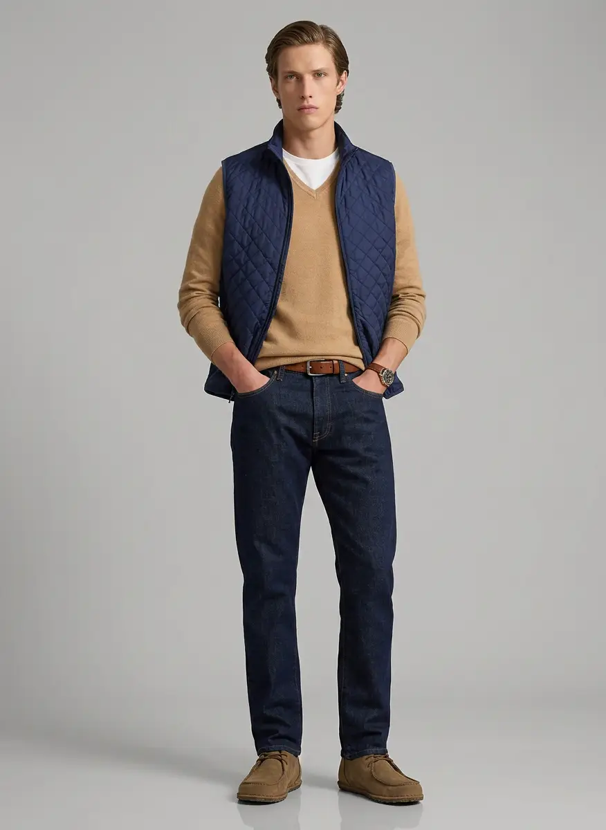 Ralph Lauren Washable Wool V-Neck Sweater 5