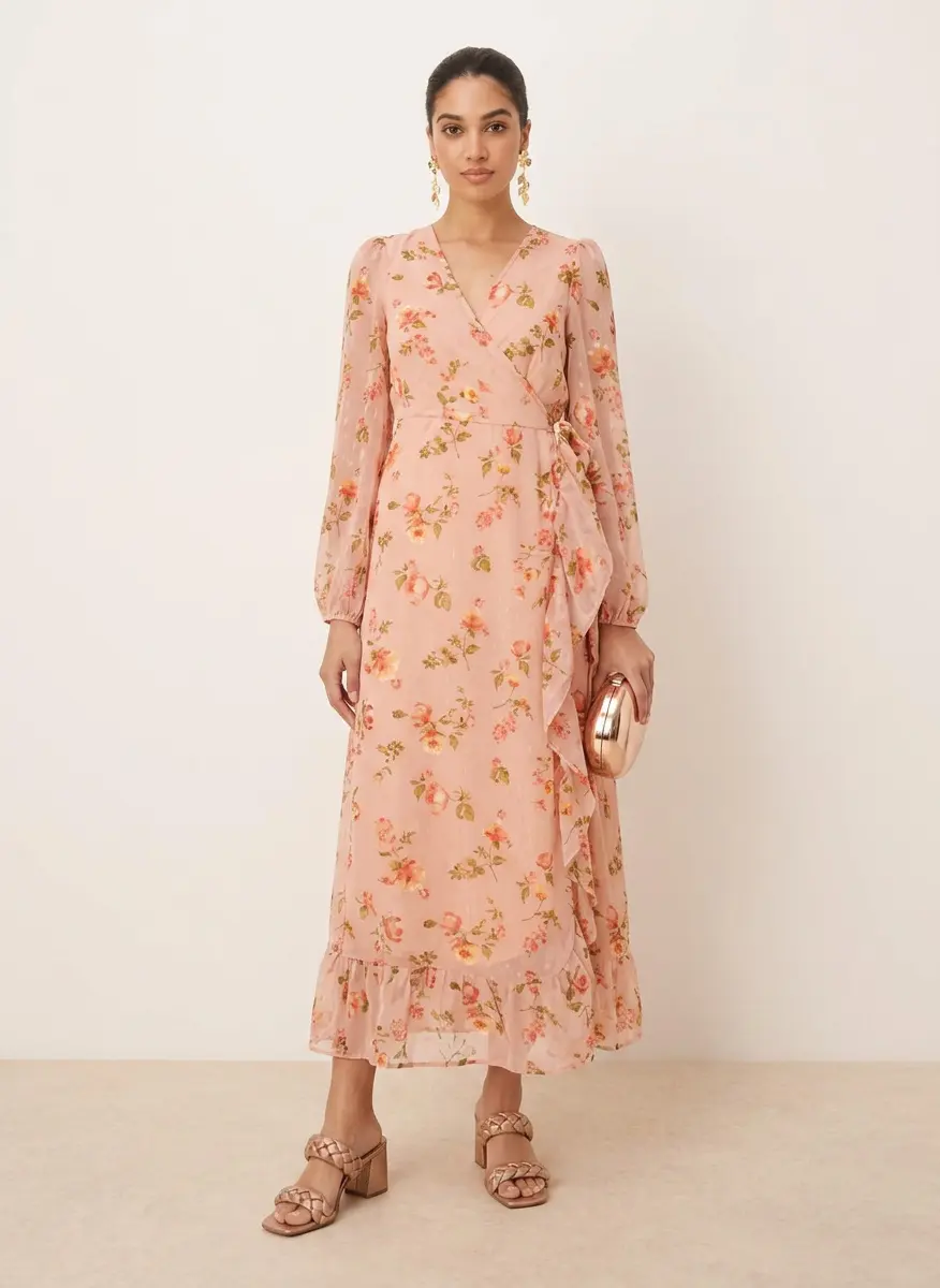 Metallic Floral Glamour