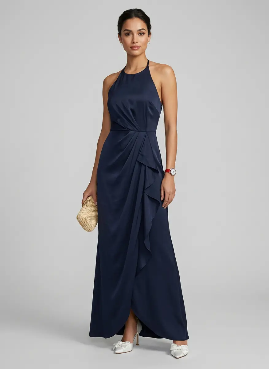 Midnight Halter Formal