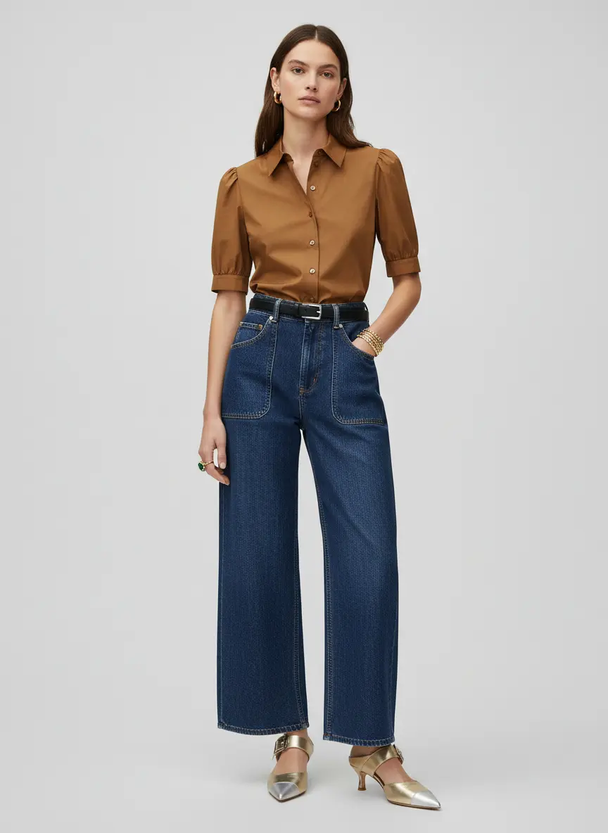 Contemporary Silk & Denim