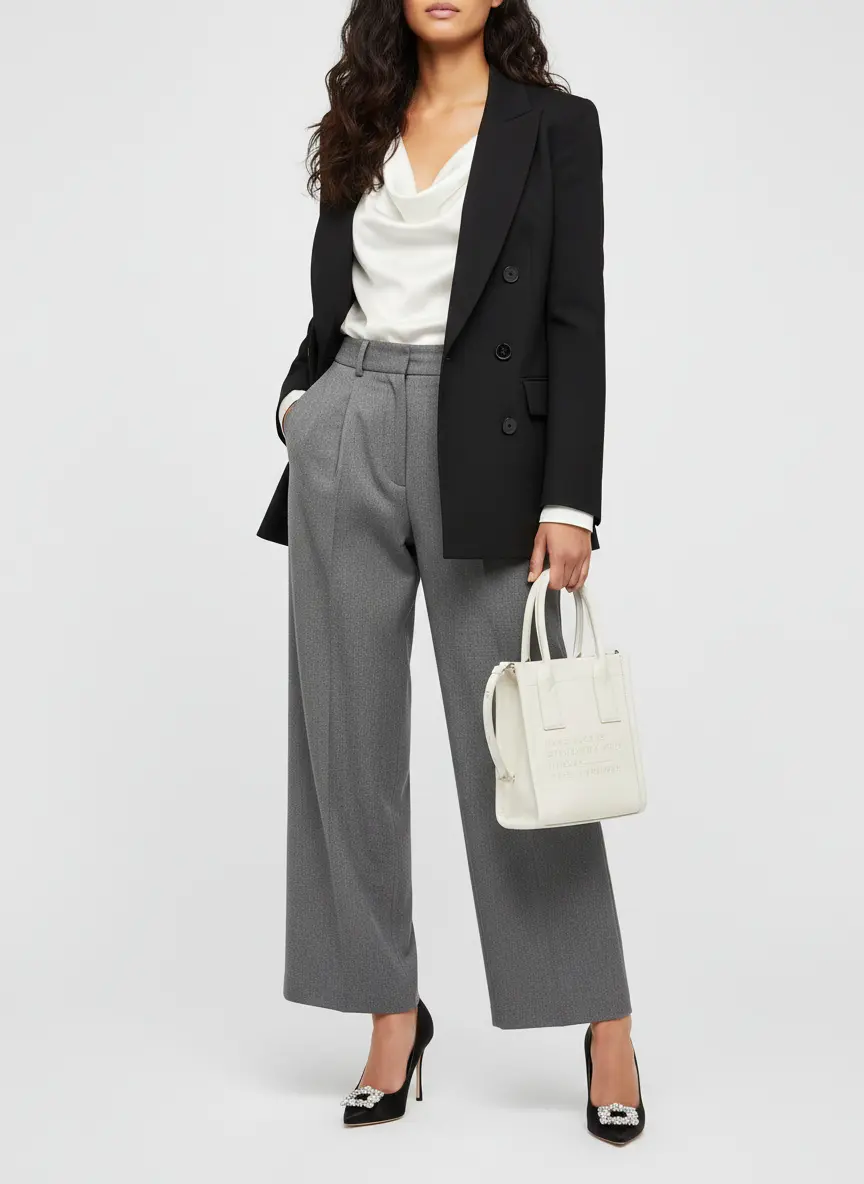 Monochromatic Chic Evening