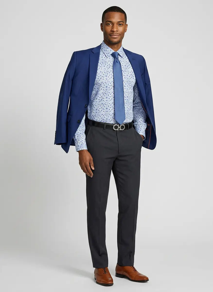 Sophisticated Blue Contrast