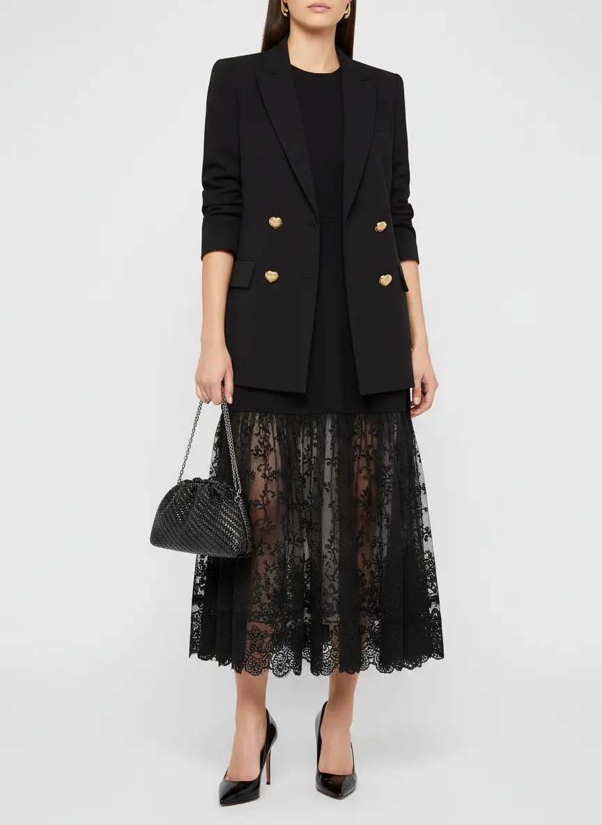 Luxe Monochromatic Evening