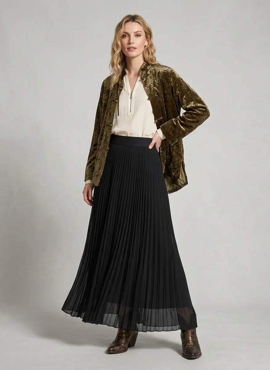 Artistic Silk & Velvet Fusion