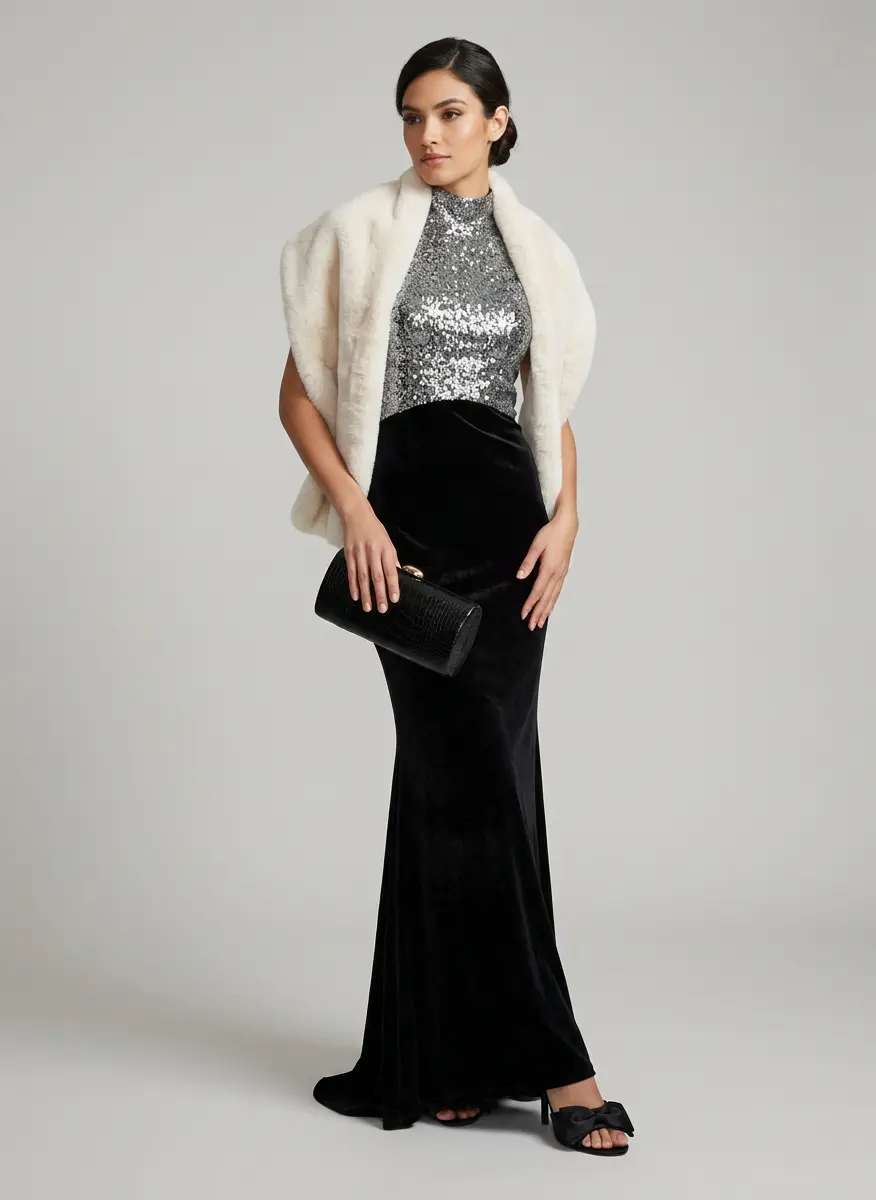 Velvet & Faux Fur Sophistication