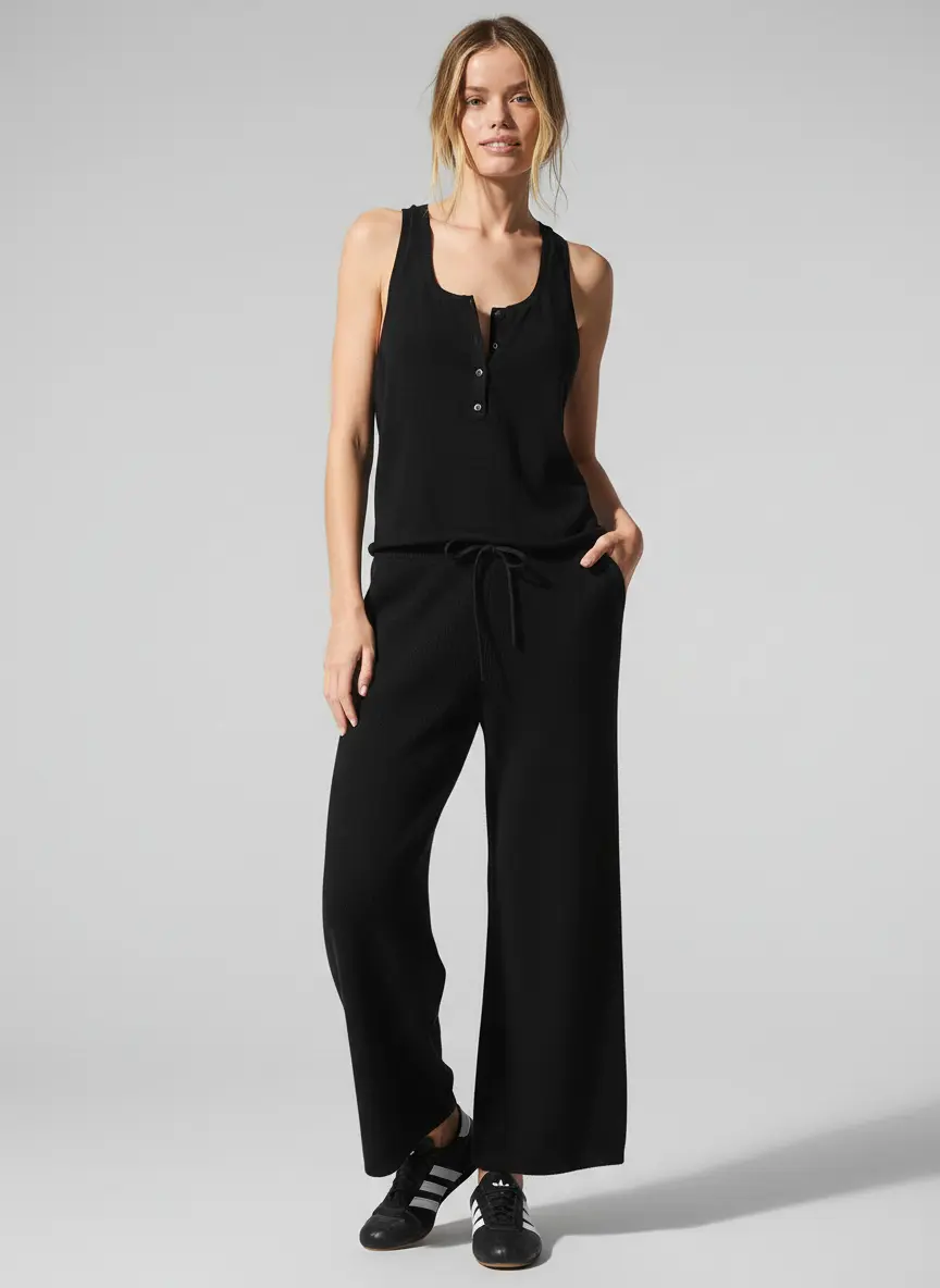Monochrome Athleisure Comfort