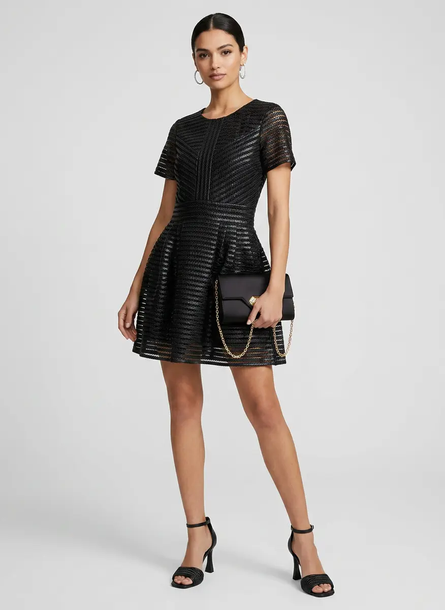 Lanvin Black Invitation Evening Small Clutch 6