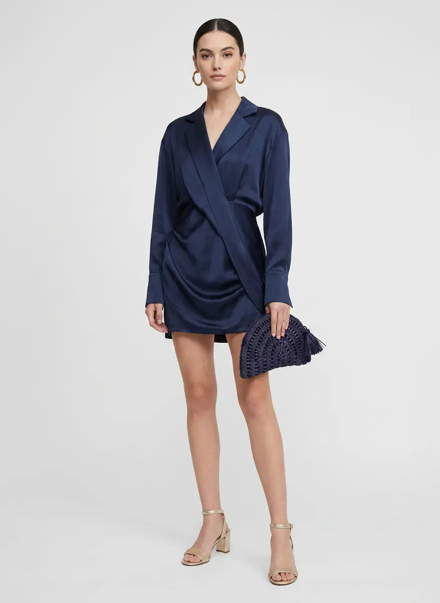 Navy Monochromatic Elegance