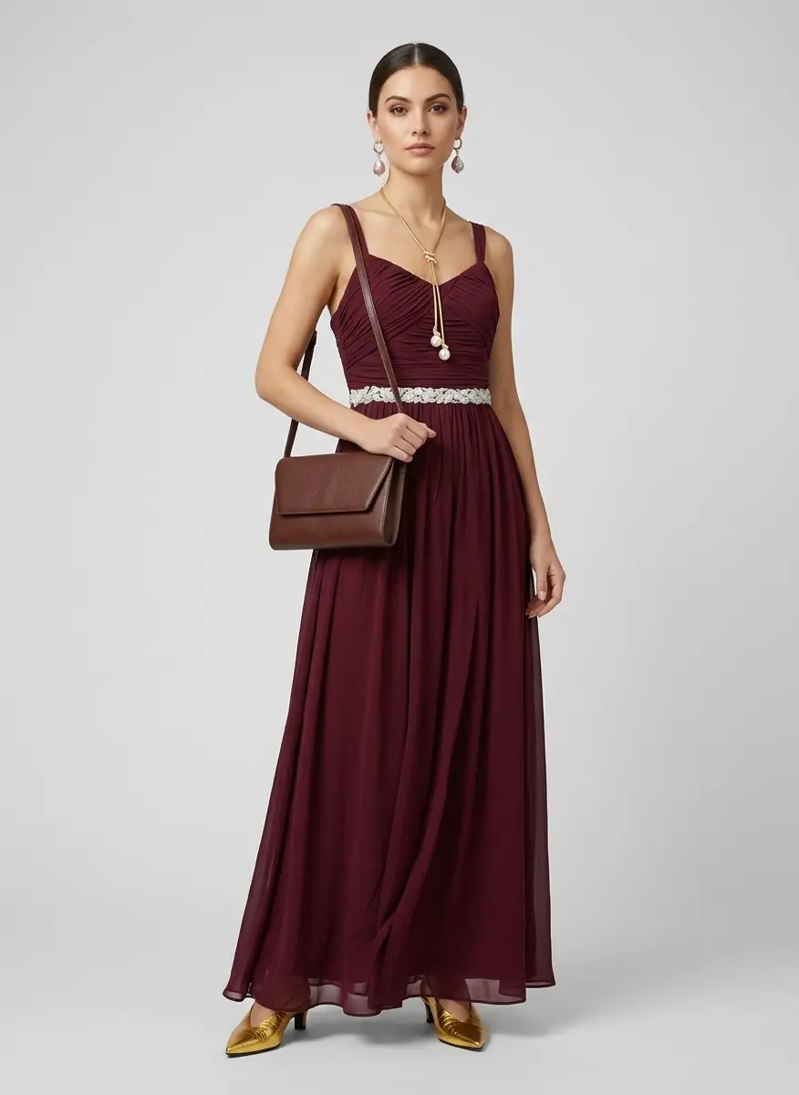 Elegant Burgundy Soirée