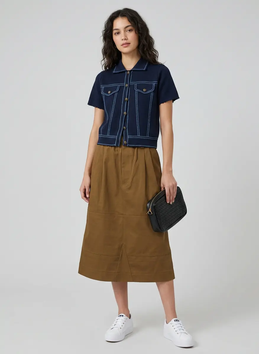 Urban Edge Denim Layering