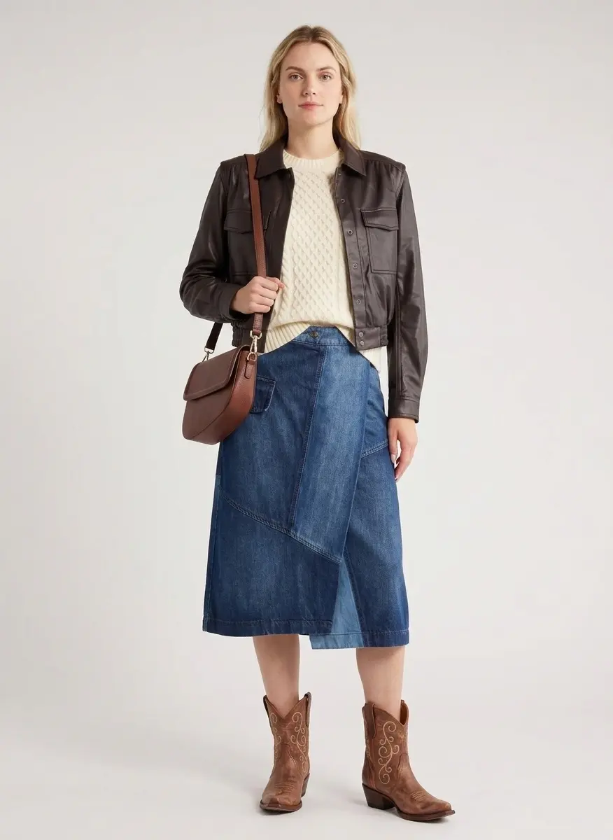 Texture-Rich Weekend Look