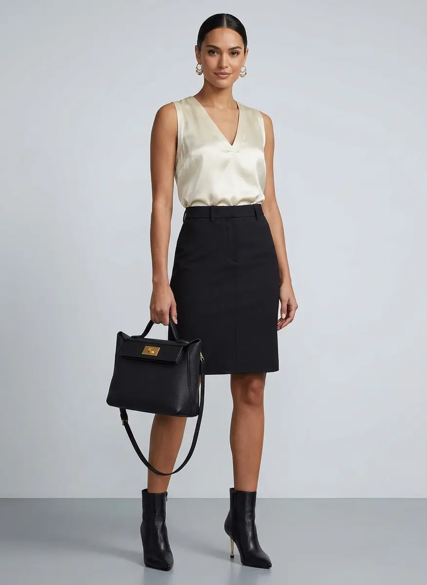 Monochromatic Silk & Wool
