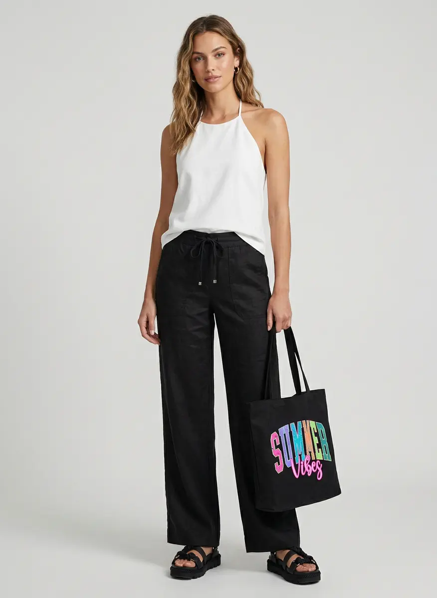 Monochrome Linen Lounge