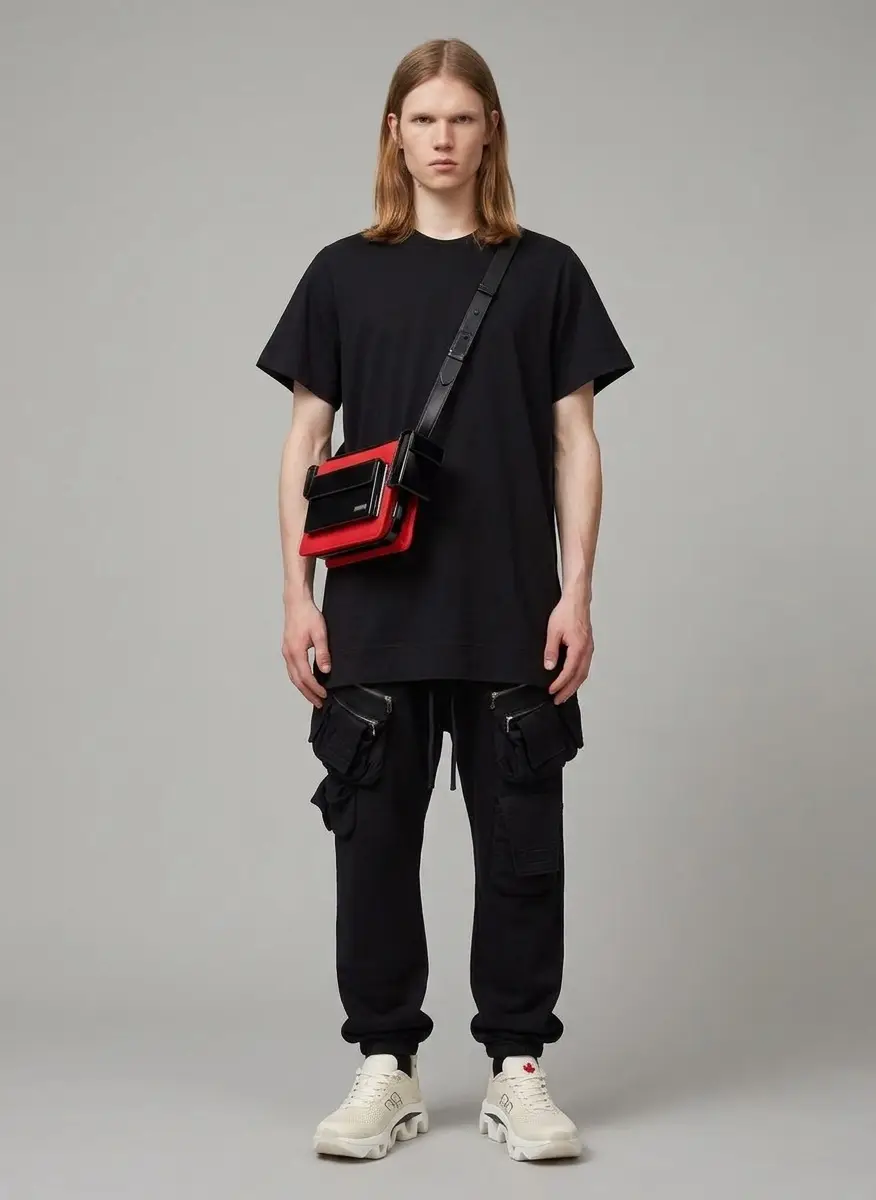 Julius Black Flare T-shirt 5