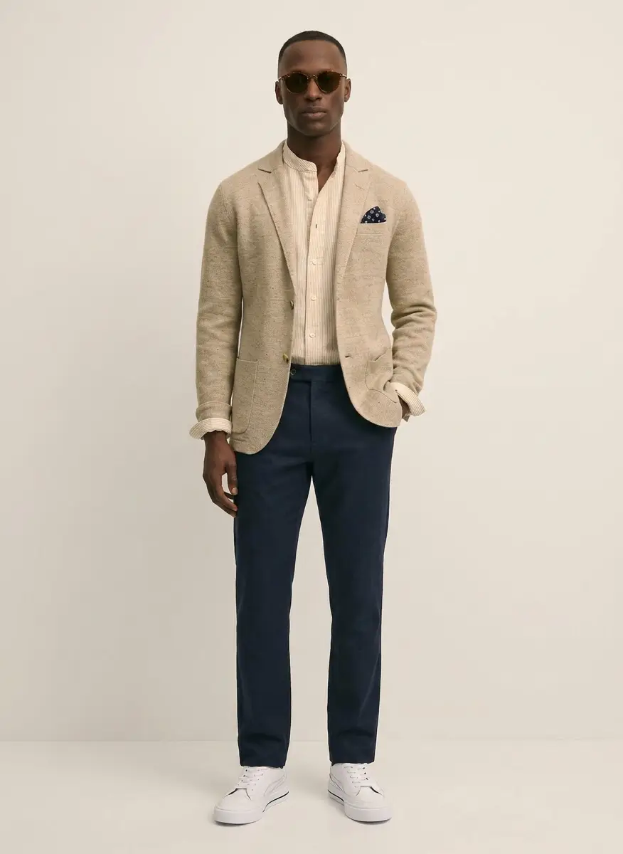 Brunello Cucinelli Men's Geometric Silk Pocket Square 7