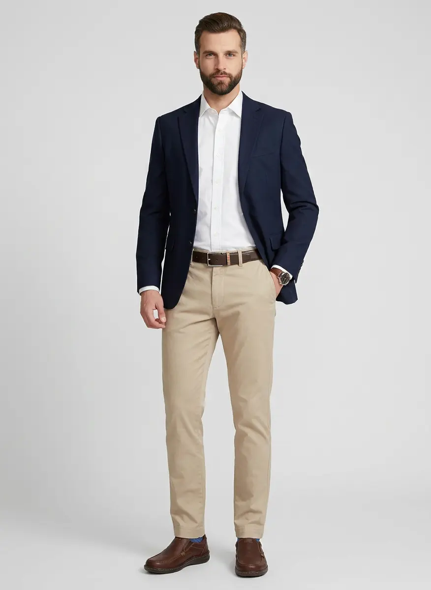 Heritage Navy Blazer Look