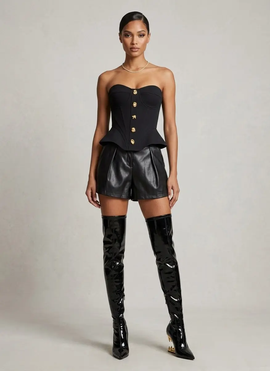 Sculptural Peplum Professional