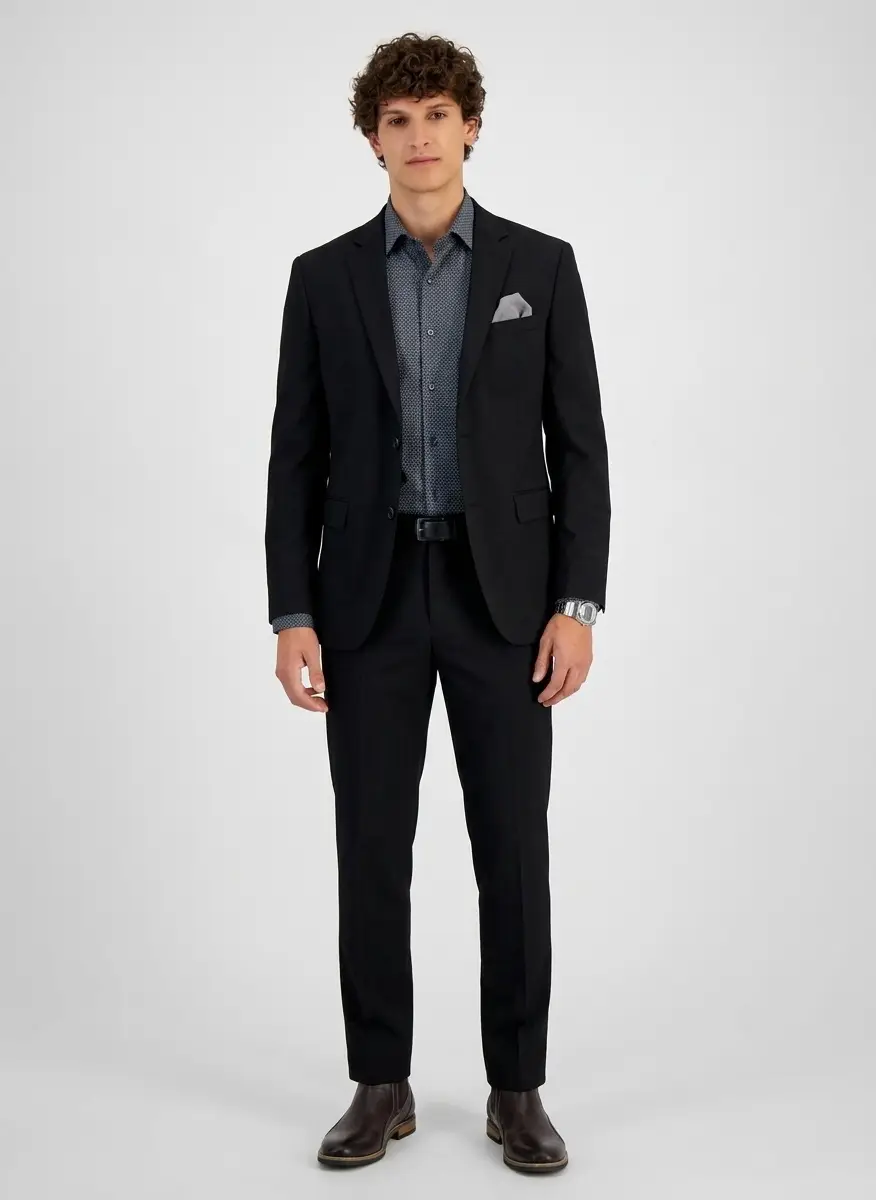 DKNY Men's Modern-Fit 2-Piece Suit 3