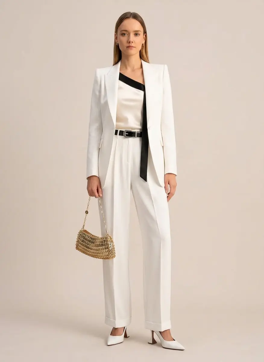 Monochromatic Ethereal Elegance