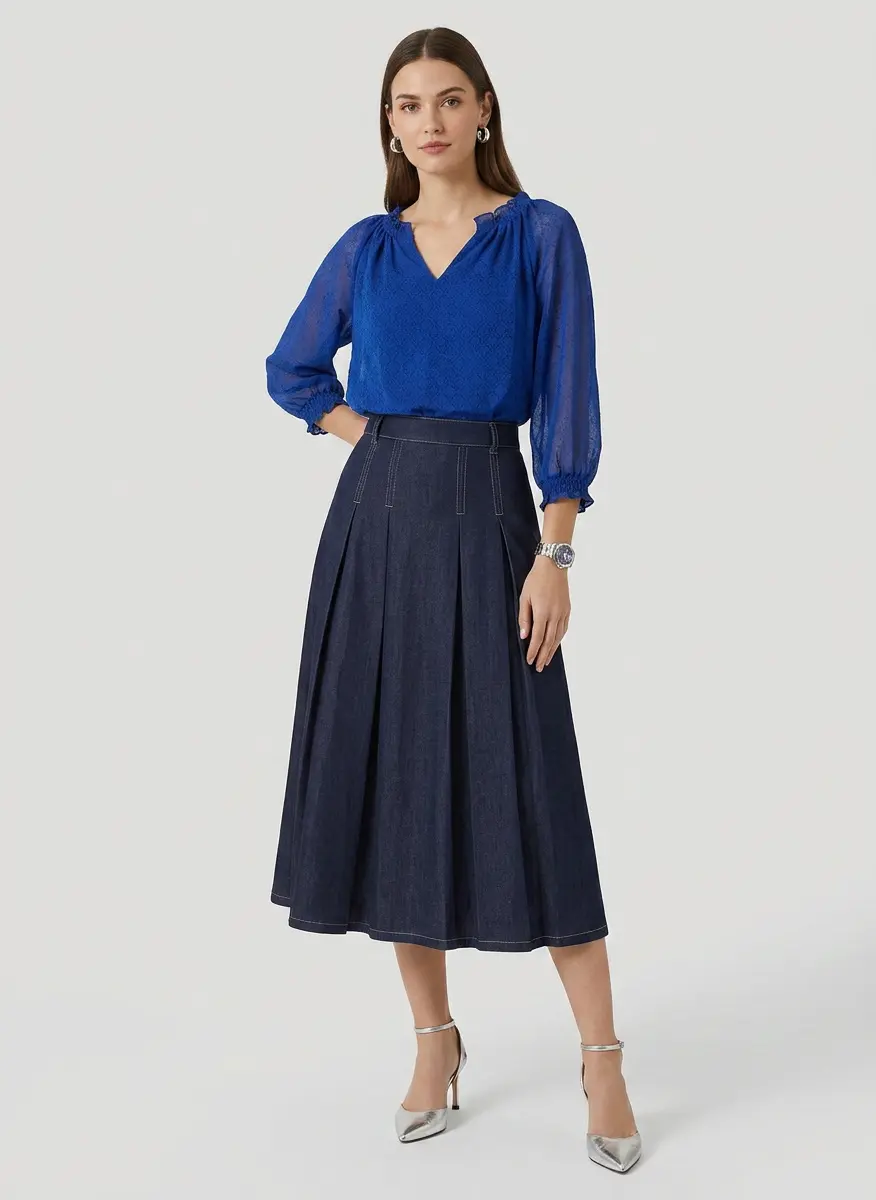 Navy Monochrome Elegance