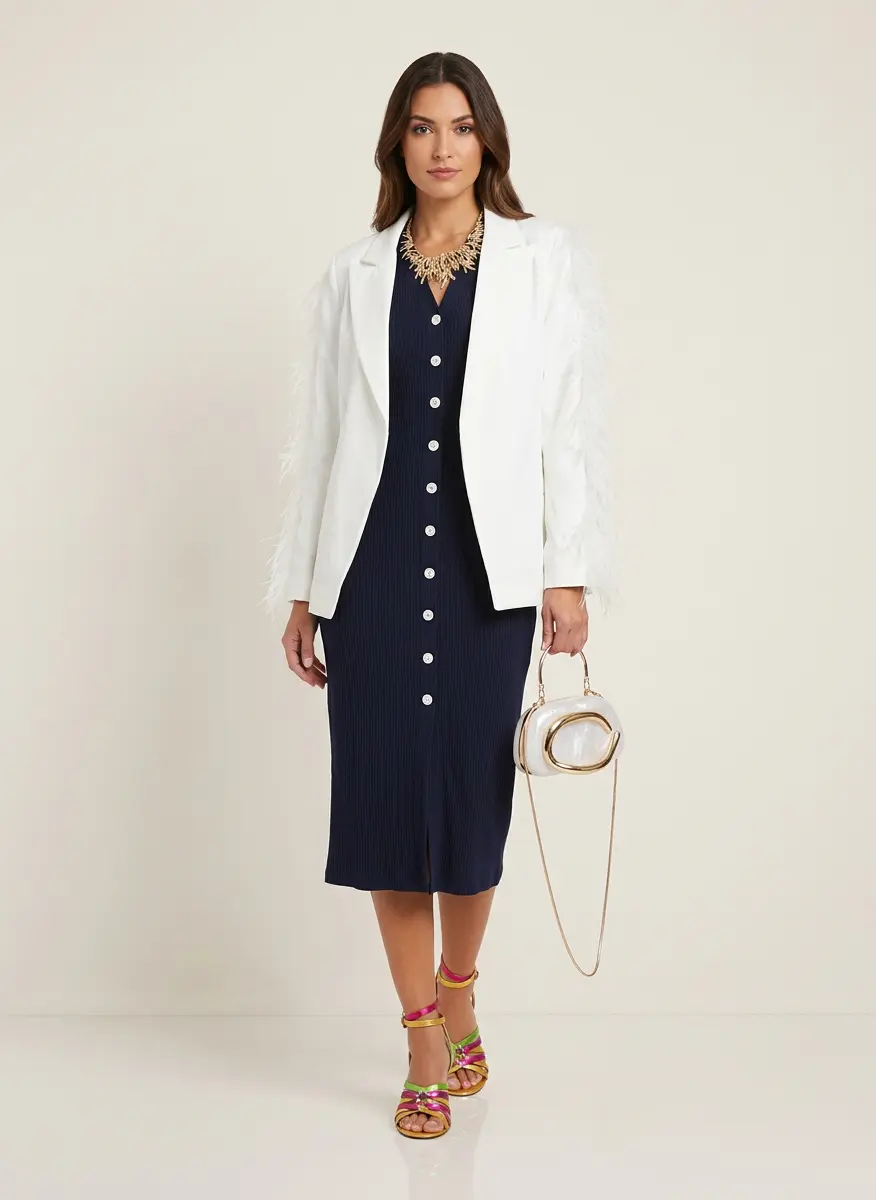 Regal Navy & Gold Contrast