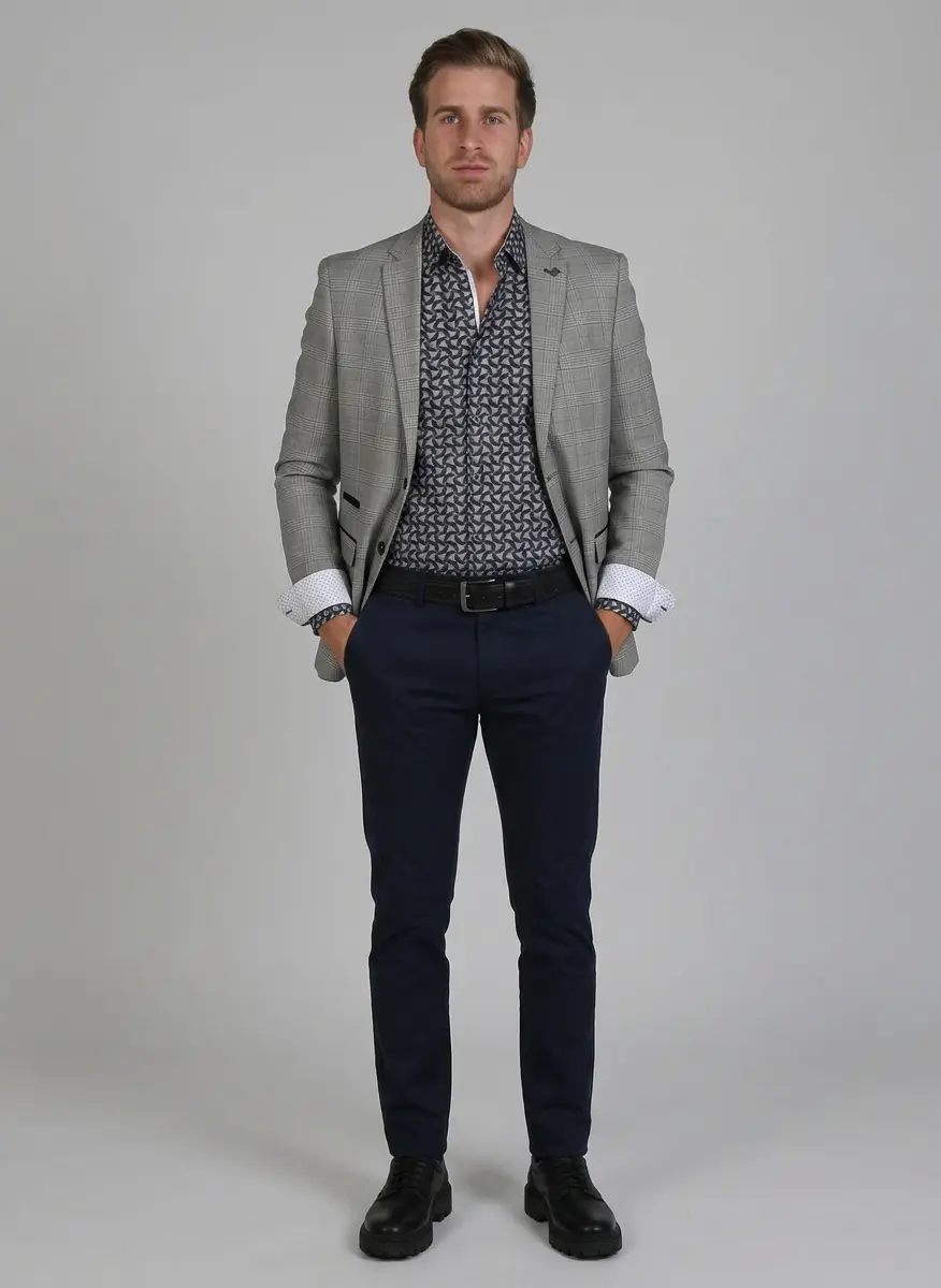 Monochromatic Smart Casual