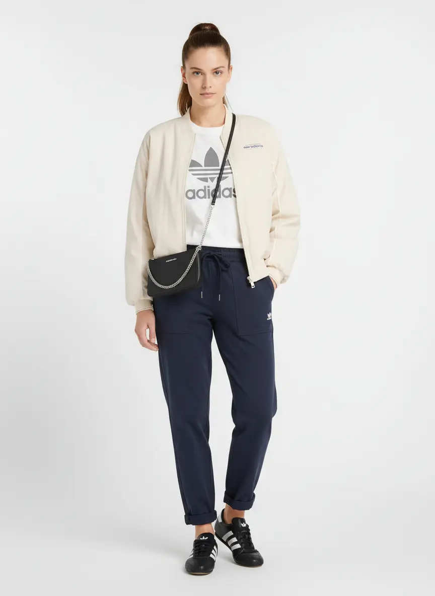 Monochromatic Athleisure Chic