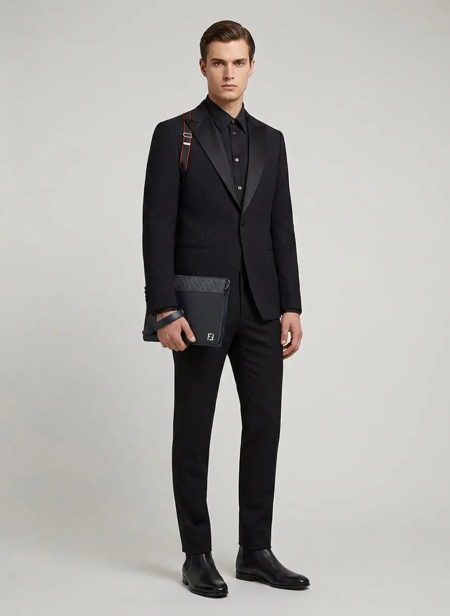 Sleek Dark Navy Contrast