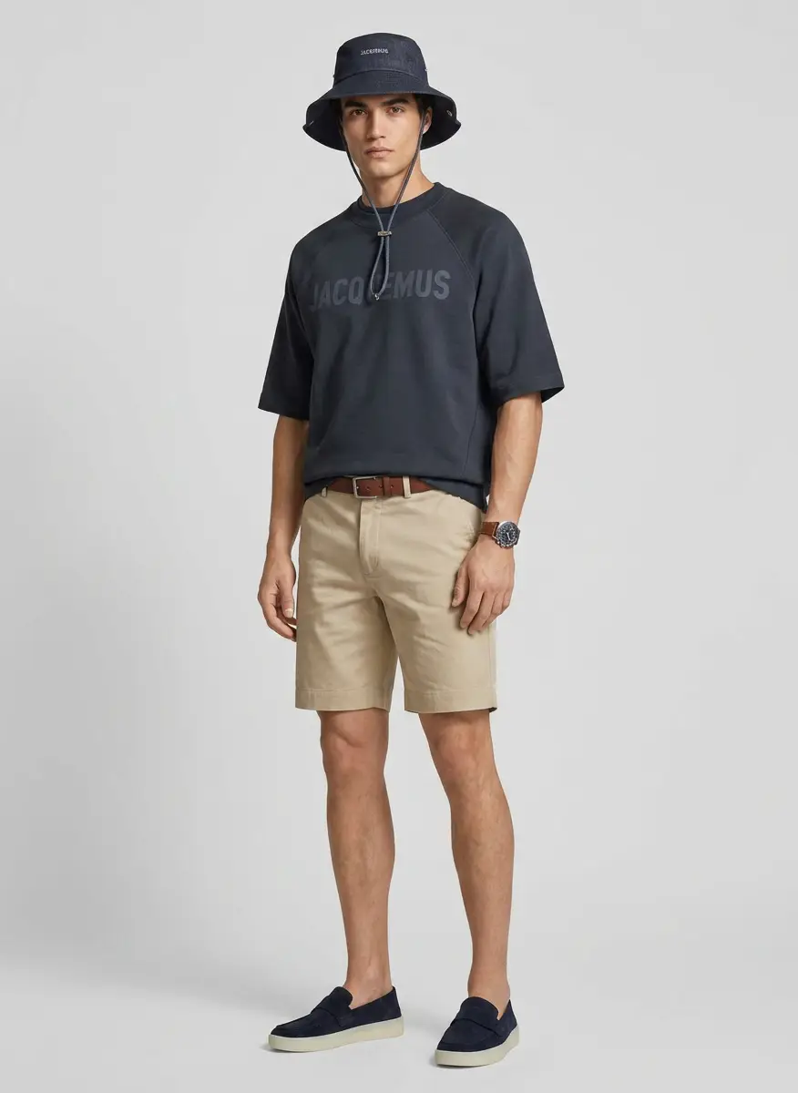 Jacquemus Navy La Croisière 'The de-Nîmes' Denim Bucket Hat 4