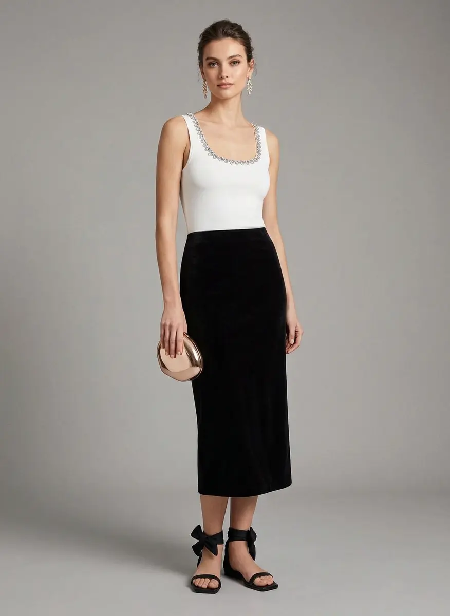 Modern Black-Tie Contrast