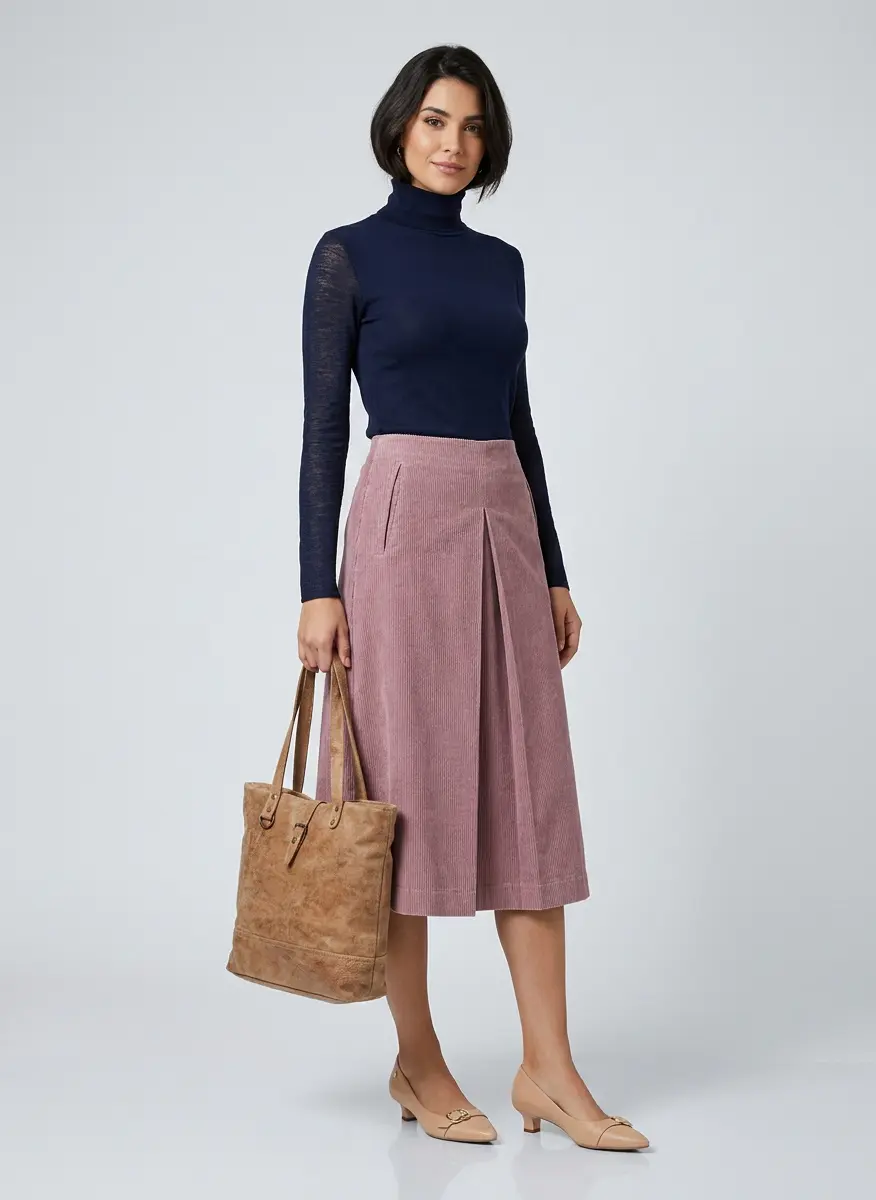 Pastel & Cobalt Contrast