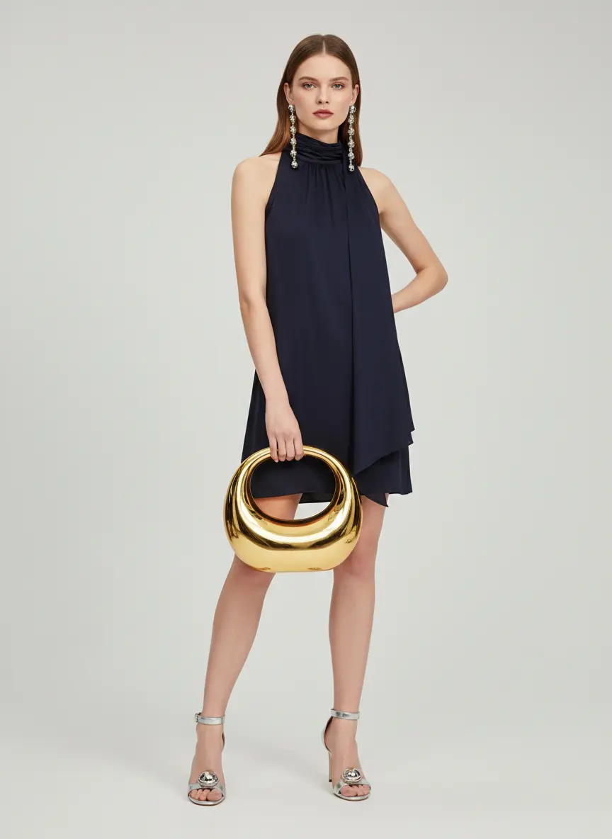 Navy & Silver Elegance