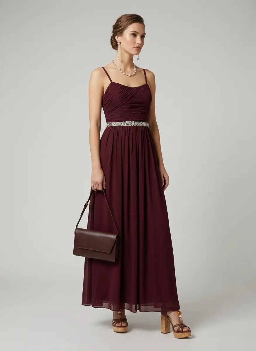 Elegant Burgundy Soirée