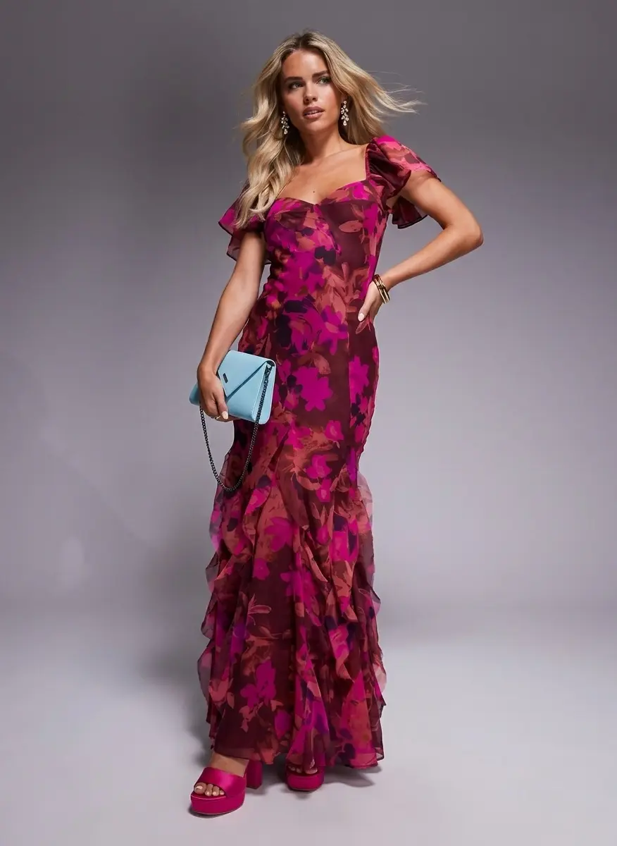Vibrant Formal Elegance