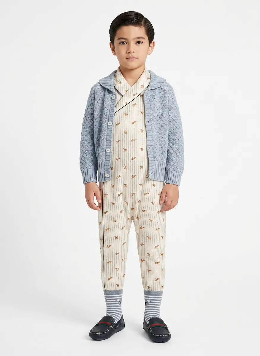 Modern Monochrome Preppy