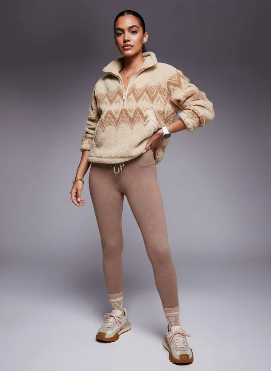 Neutral Monochrome Athleisure