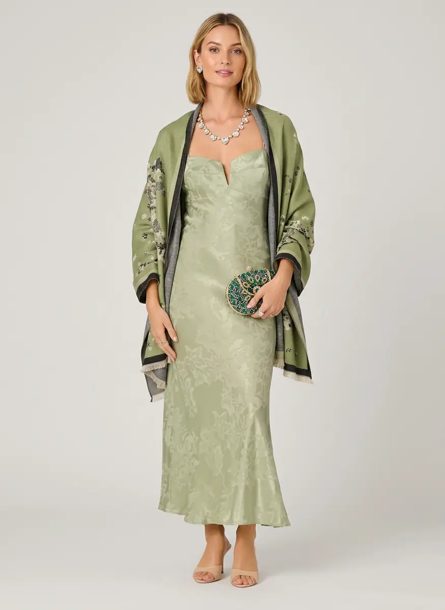 Monochromatic Emerald Elegance