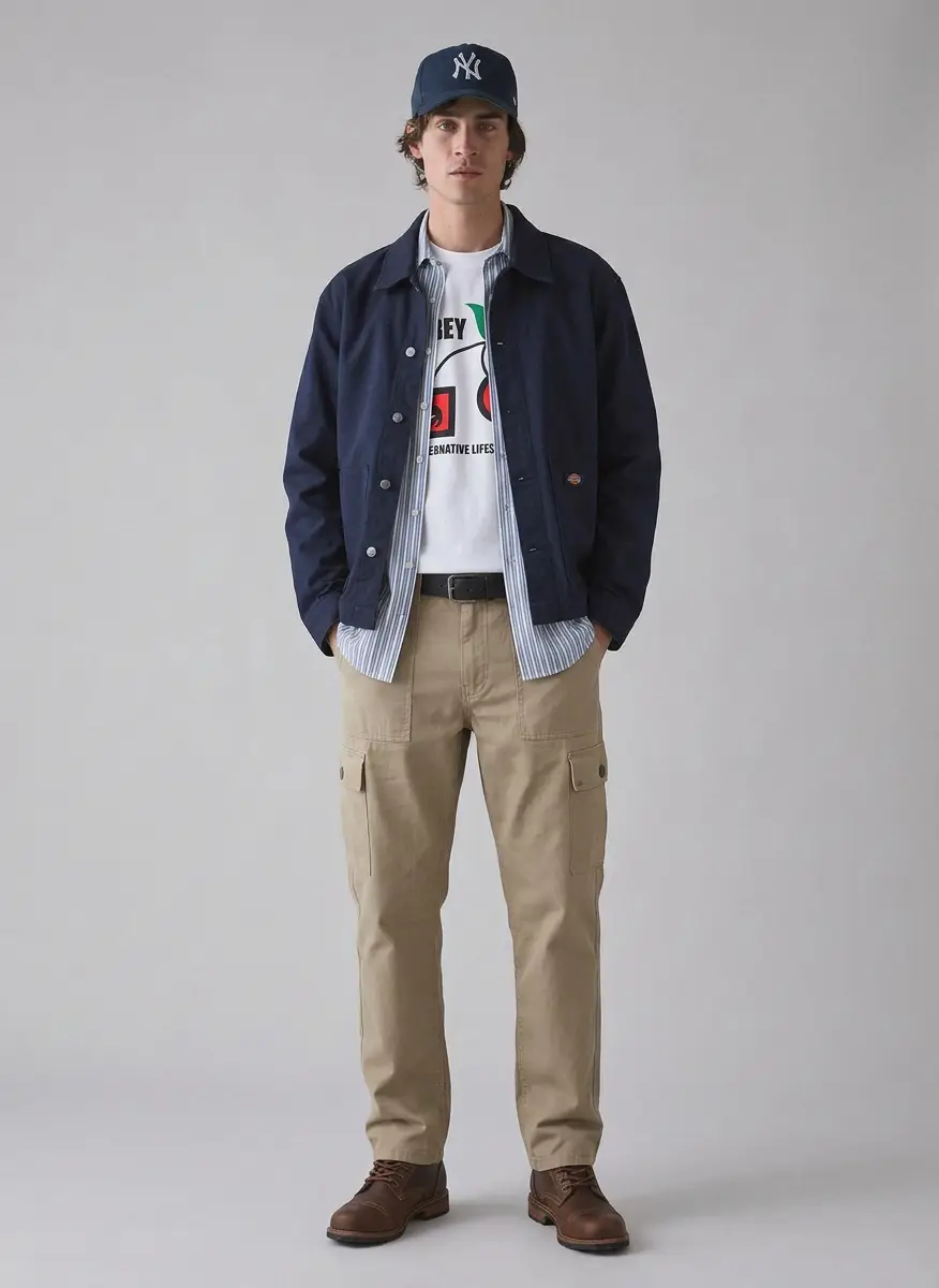 DICKIES Dickies Unlined Canvas Button-Down Jacket 8