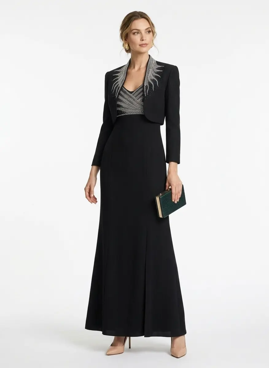 Midnight Beaded Glamour