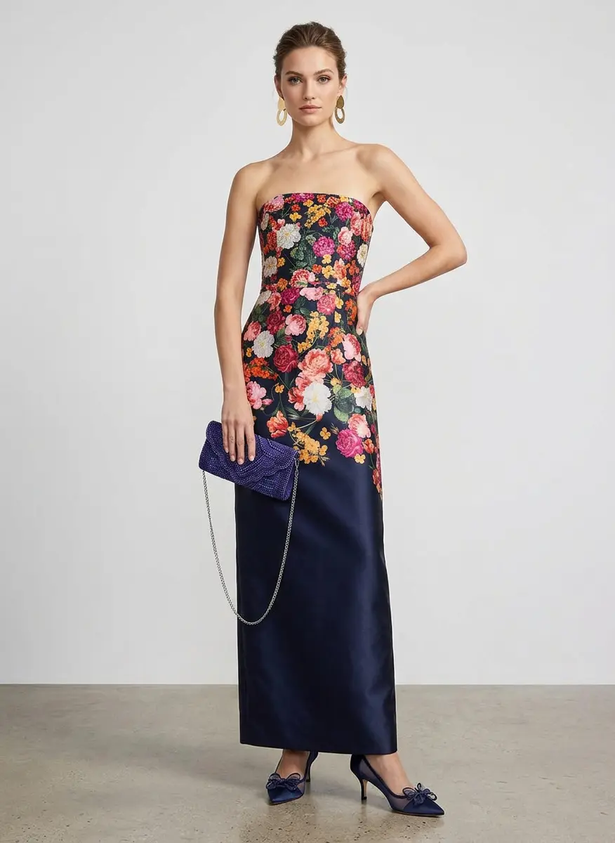 Midnight Botanical Elegance
