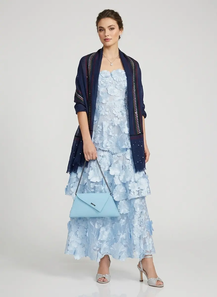 Azure Monochrome Elegance