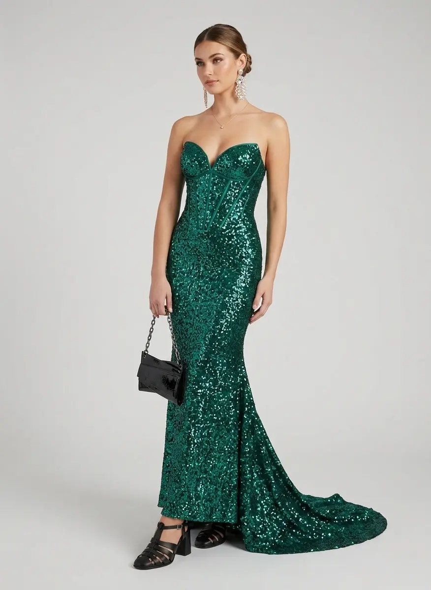 Emerald Black-Tie Glamour