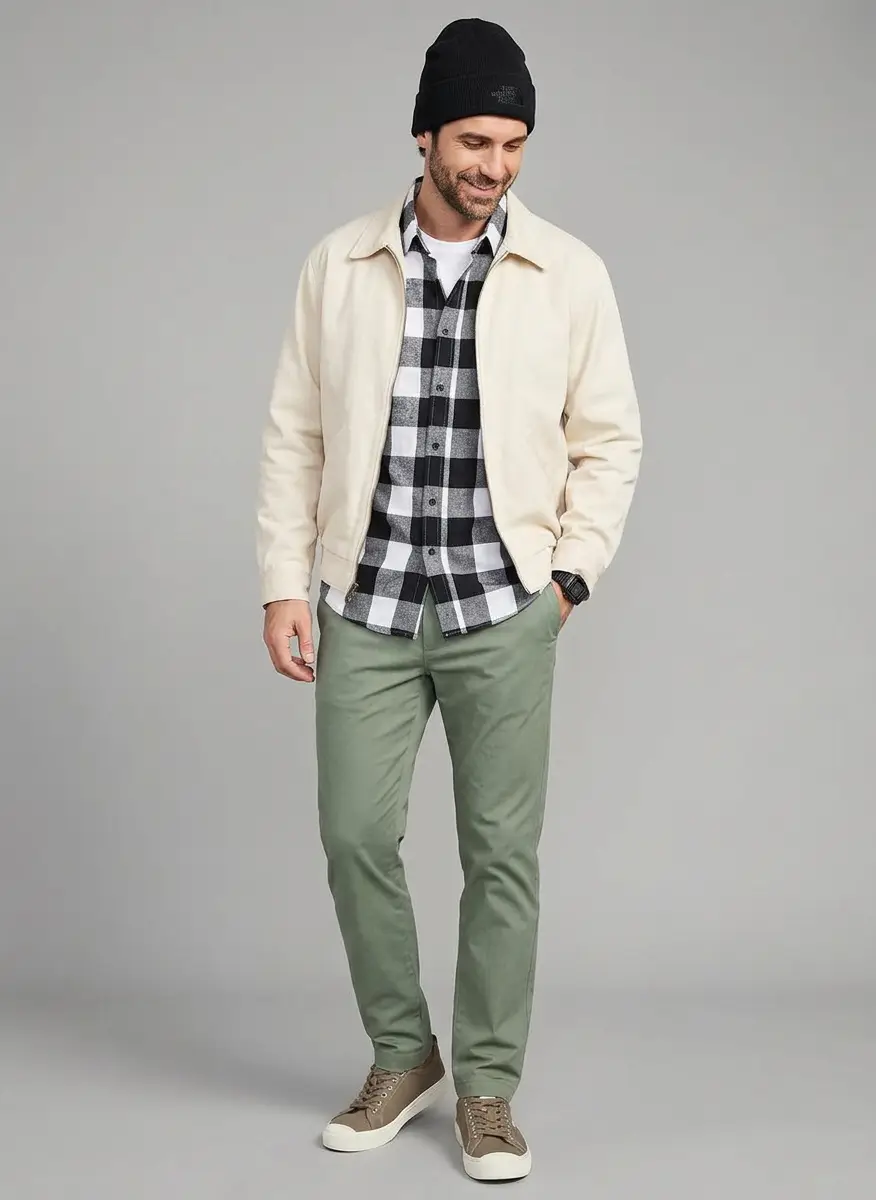 Braveman Men's Button Down Classic Fit Flannel Shirt 5