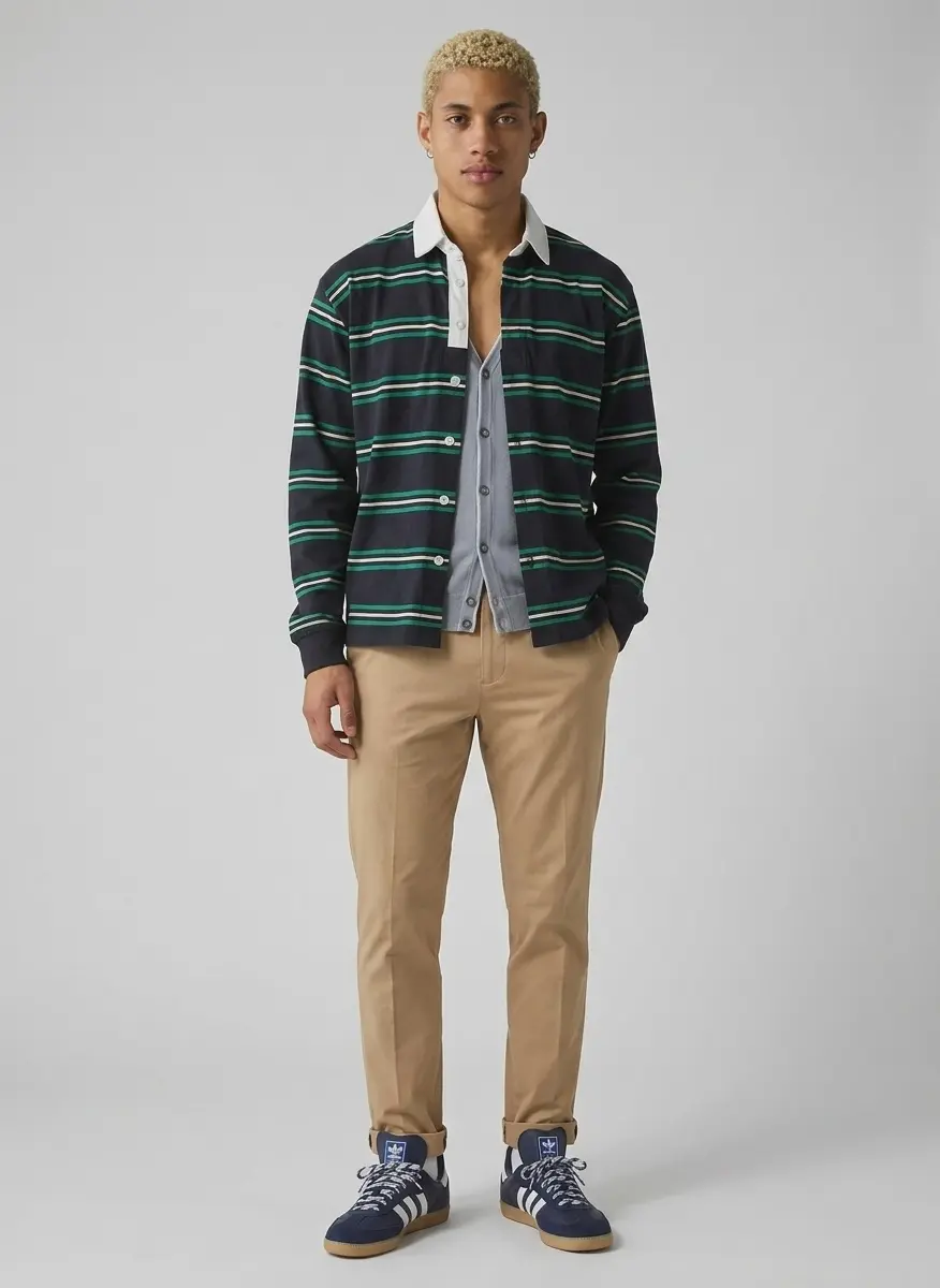 Preppy Street Sophisticate