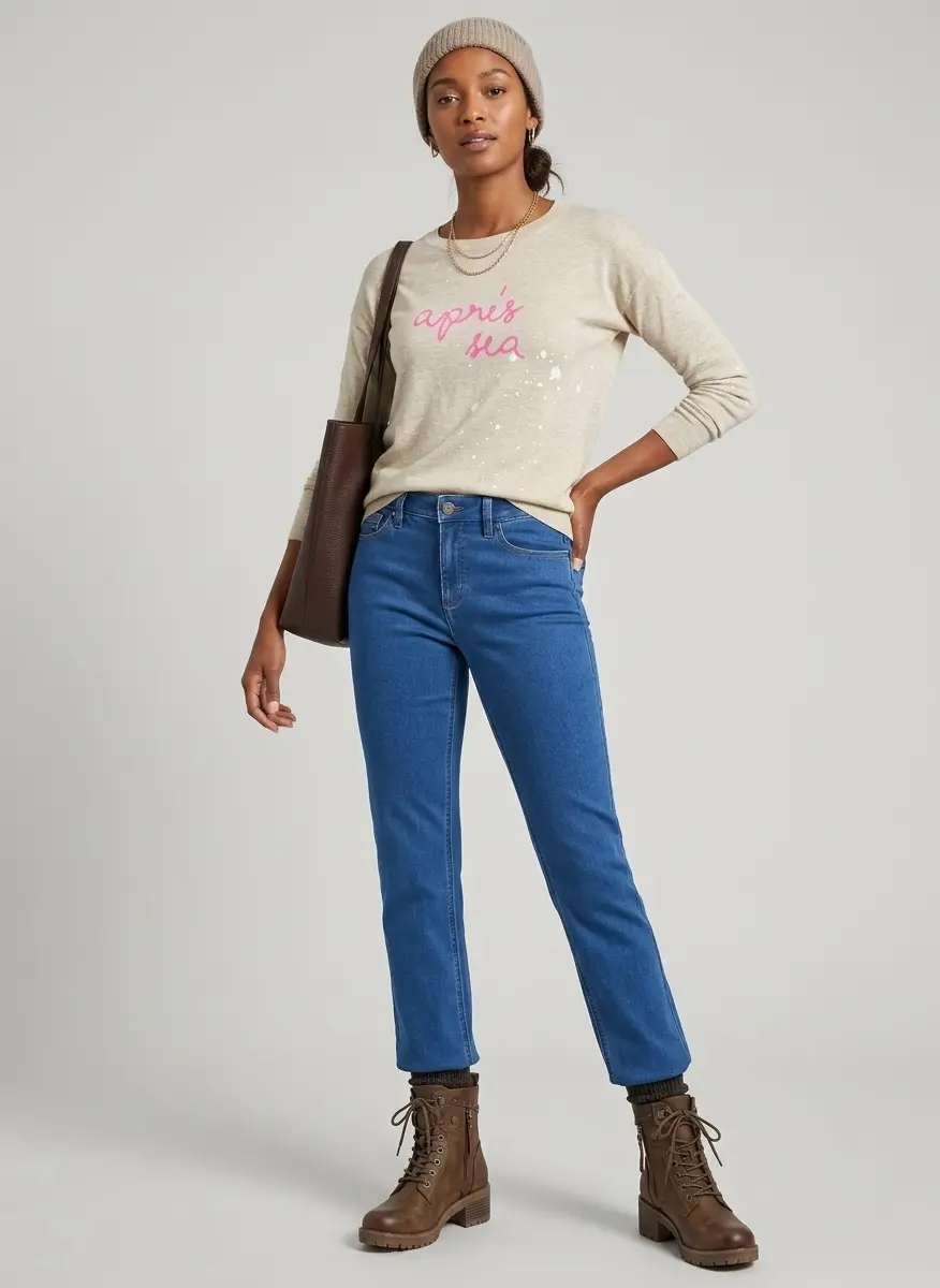 Relaxed Preppy Denim
