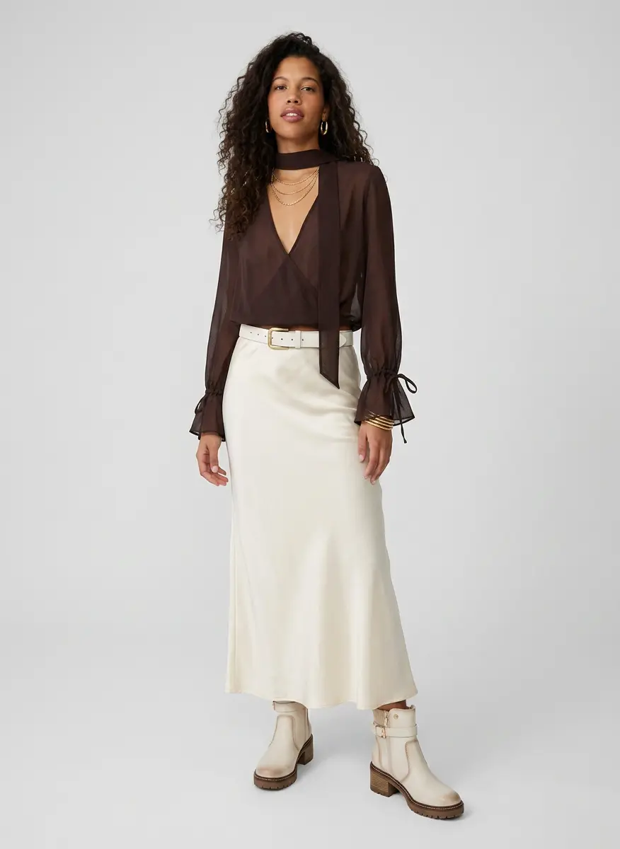 Satin & Chiffon Romance