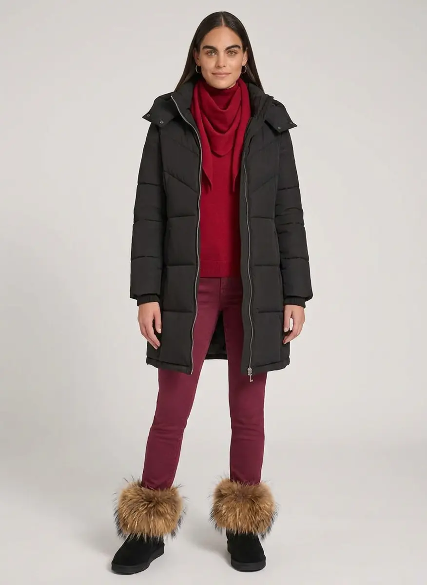 Modern Crimson Contrast