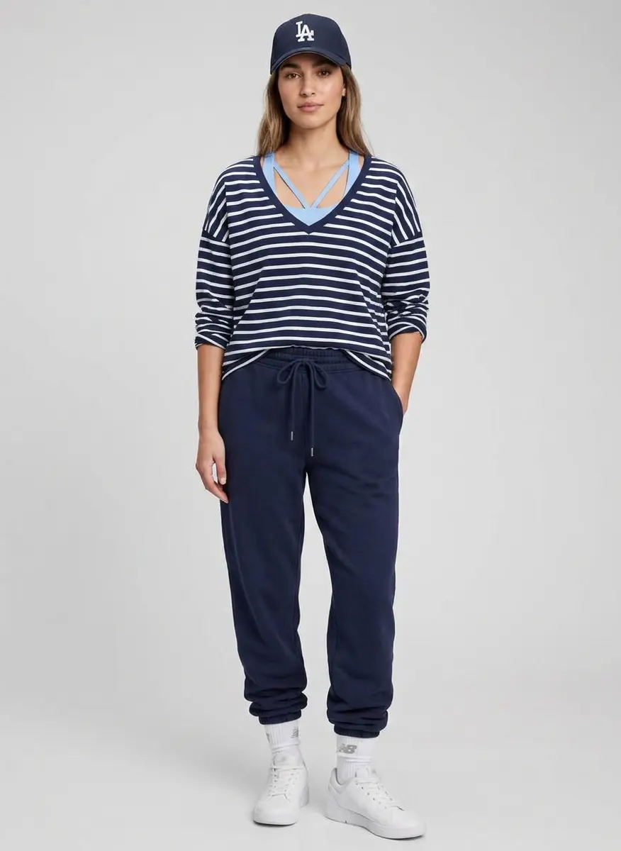 Navy Athleisure Comfort